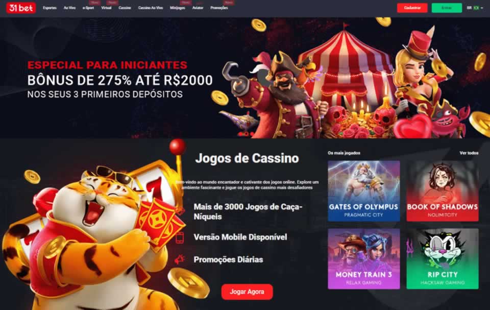 Oferecendo uma ampla variedade de jogos esportivos e de cassino confiáveis e de alta qualidade. Com sua variedade de opções, agrada a todos os apostadores que podem se divertir e ganhar ótimos prêmios. Há um grande número de tipos e jogos de cassino, incluindo jogos populares como Fortune Tiger, Aviator, Mine, Fruit Slots, Dice e Crash.